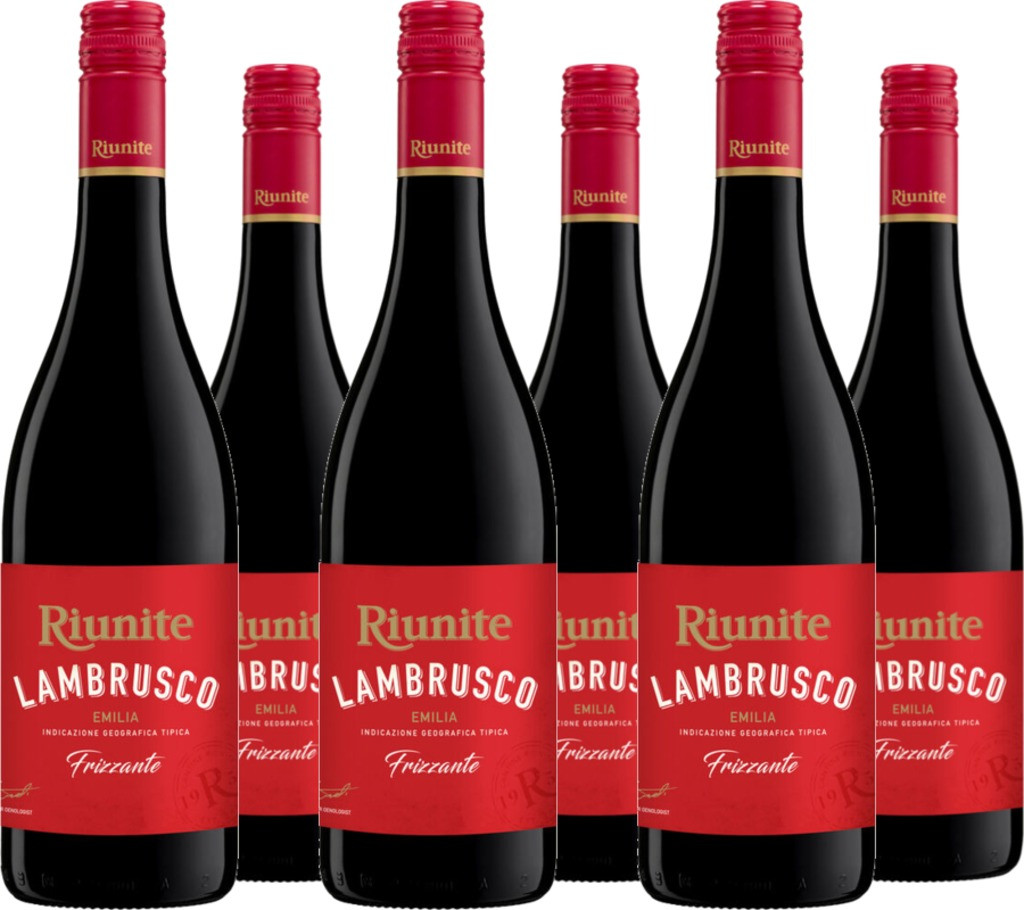 Lambrusco Emilia Rosso. Cantine Riunite 6ST