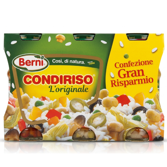 Berni Condiriso Originale con Olio EVO x3