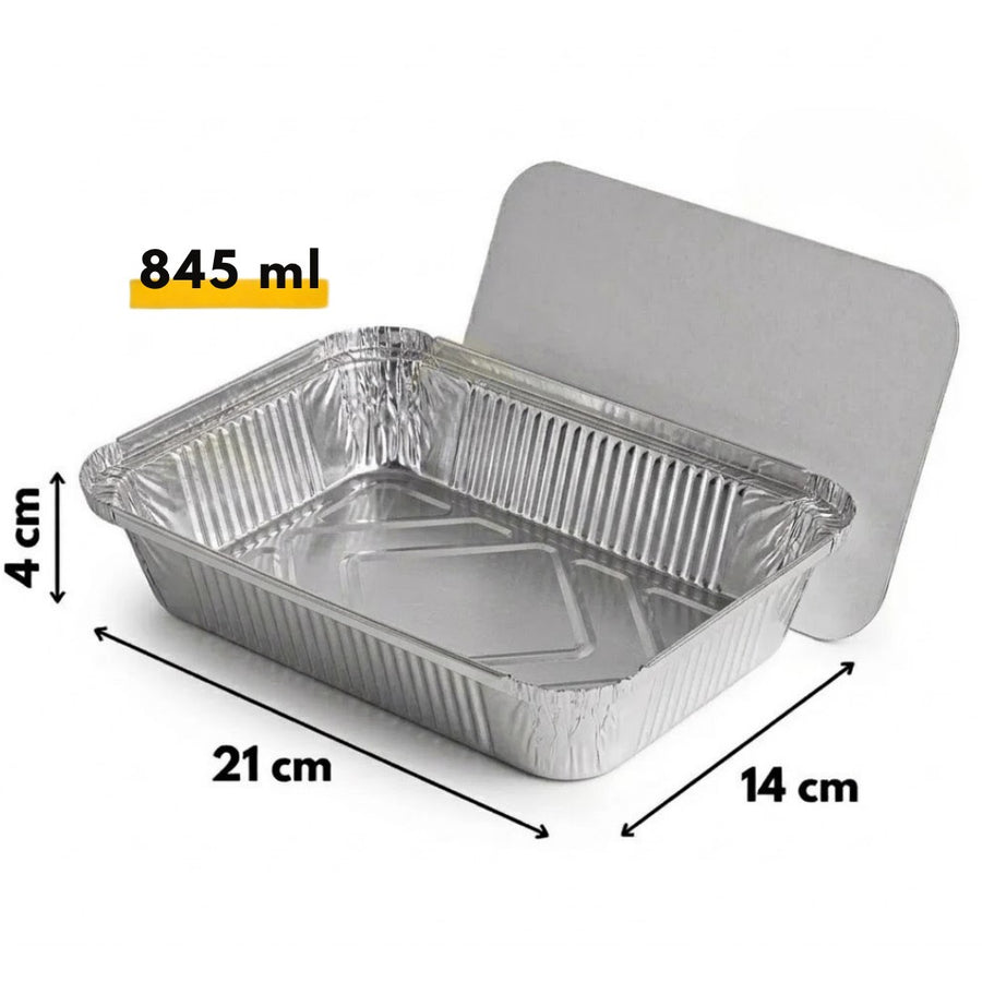 Aluminiumbakje R1/845l met Deksel