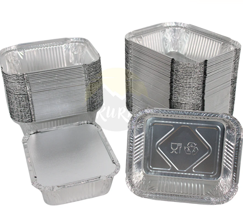Aluminium Bakjes met dekse 450ml