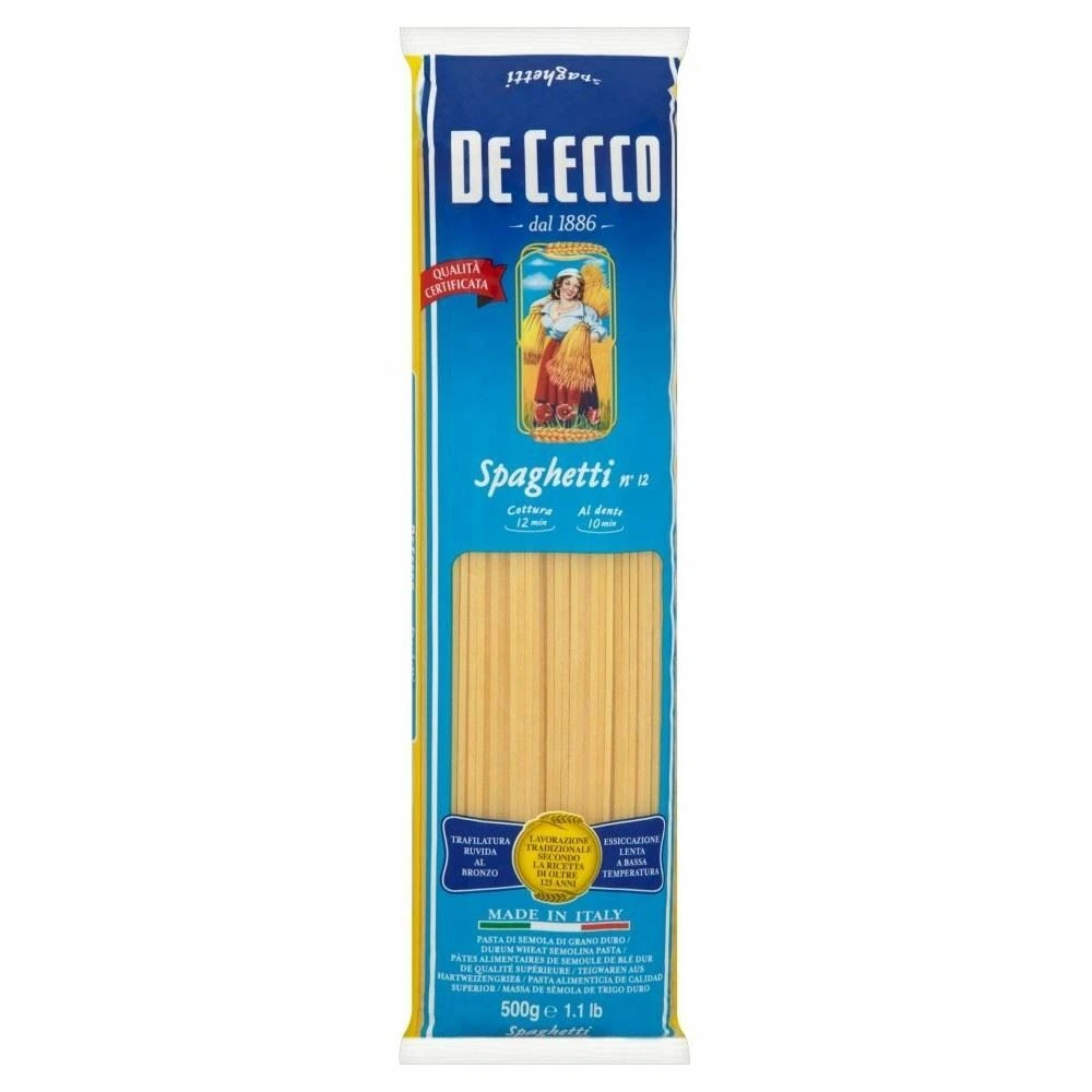 Spaghetti Dececco Cartone