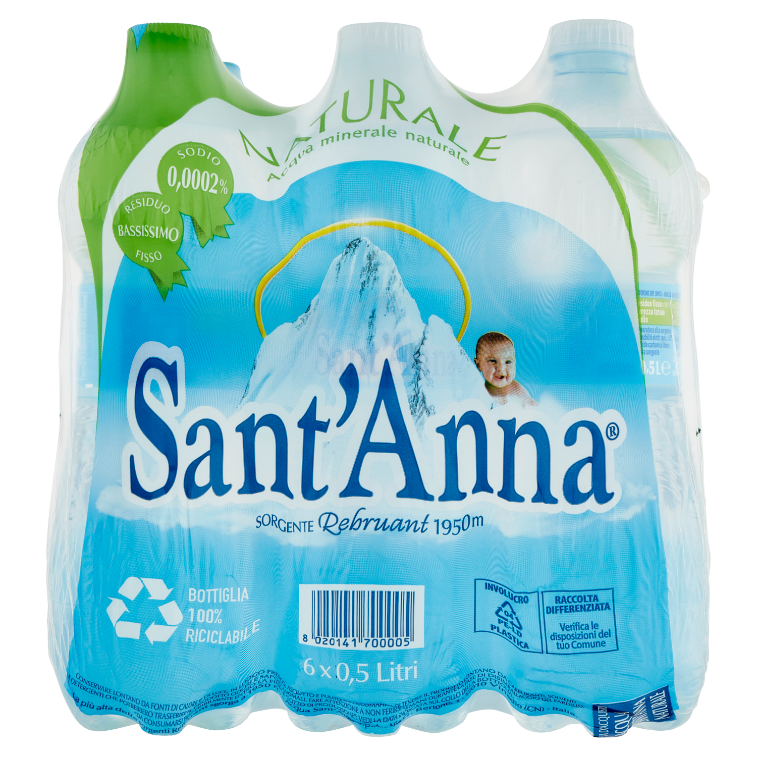 Sant'Anna Acqua Naturale x6