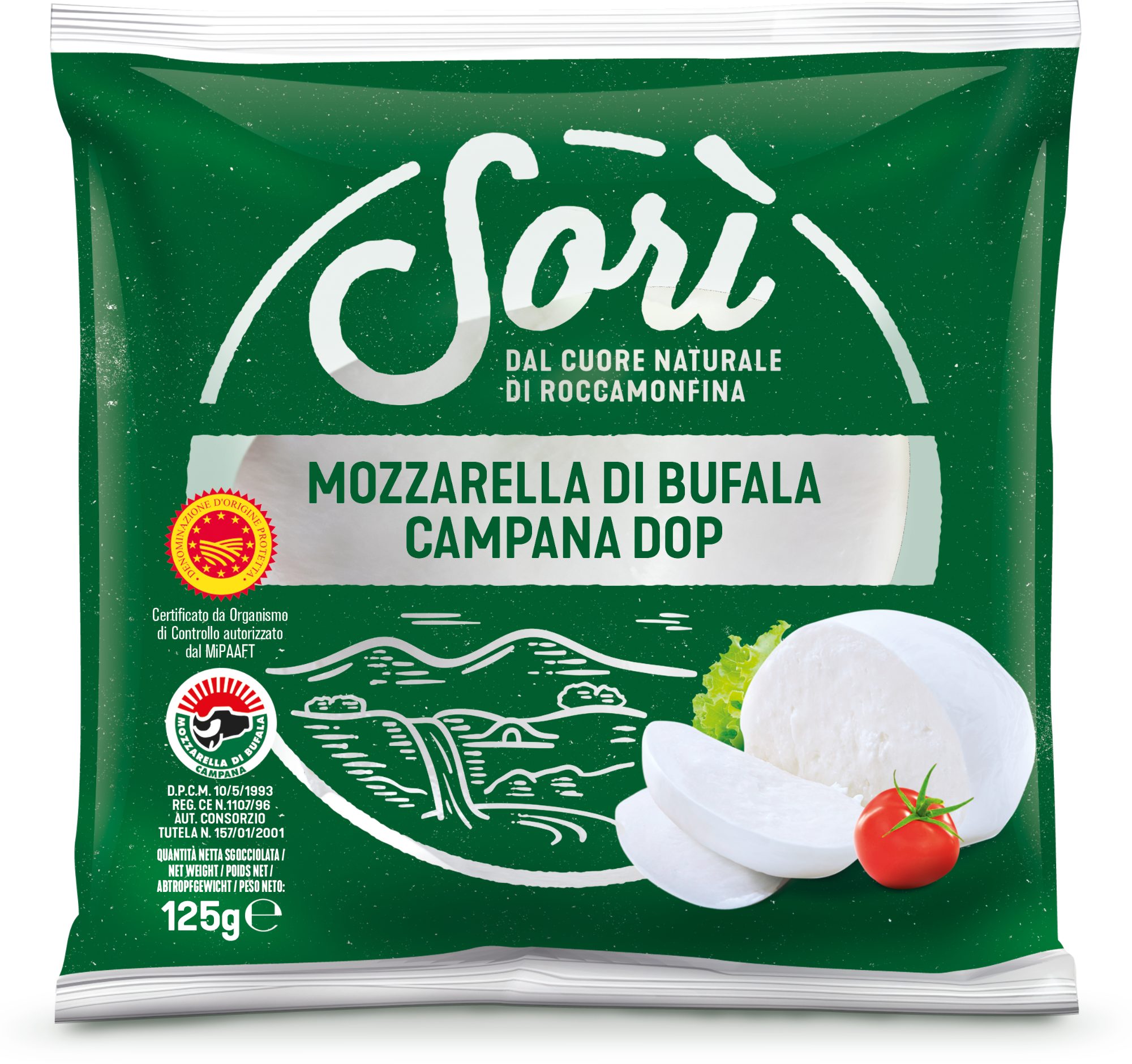 Sori' Mozzarella di Bufala Campana DOP x2