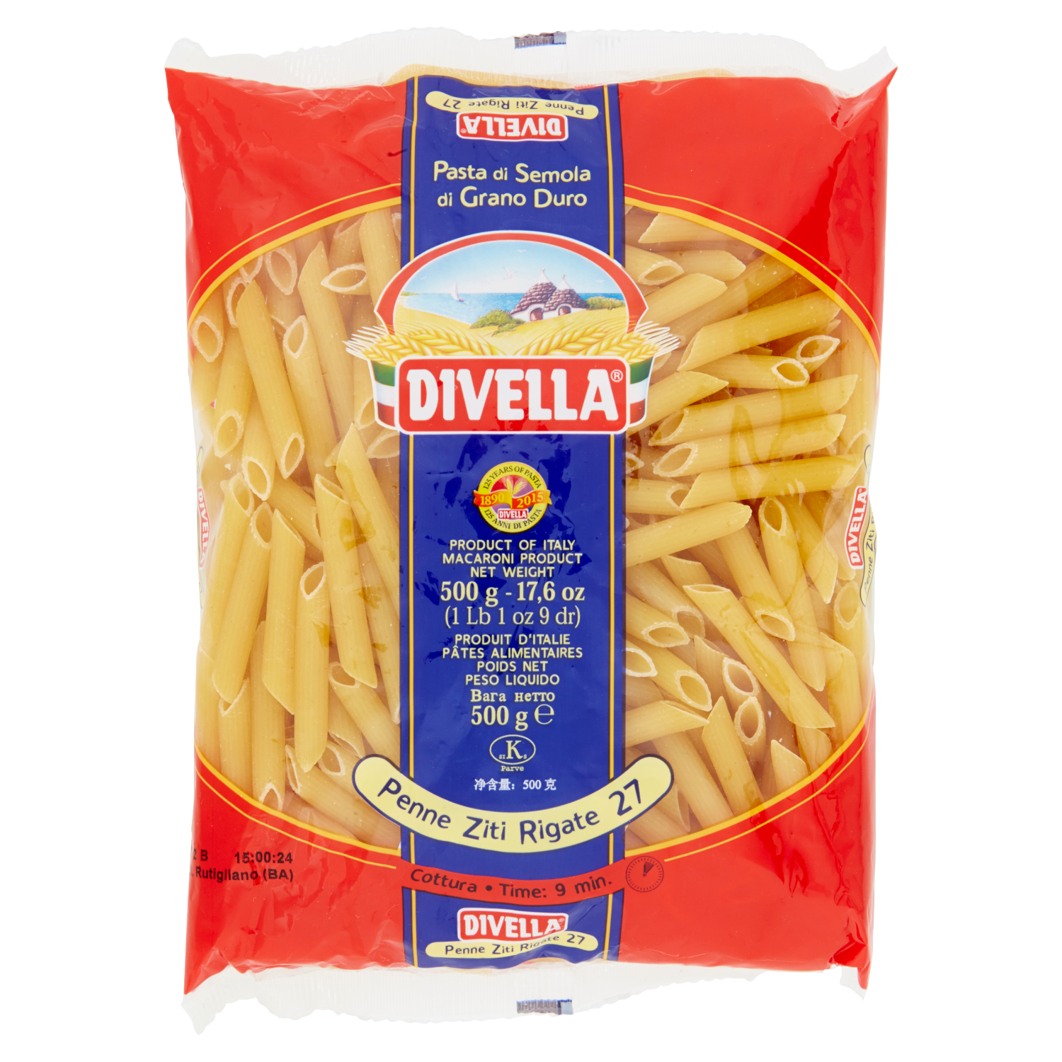 Penne Ziti Rigate Divella