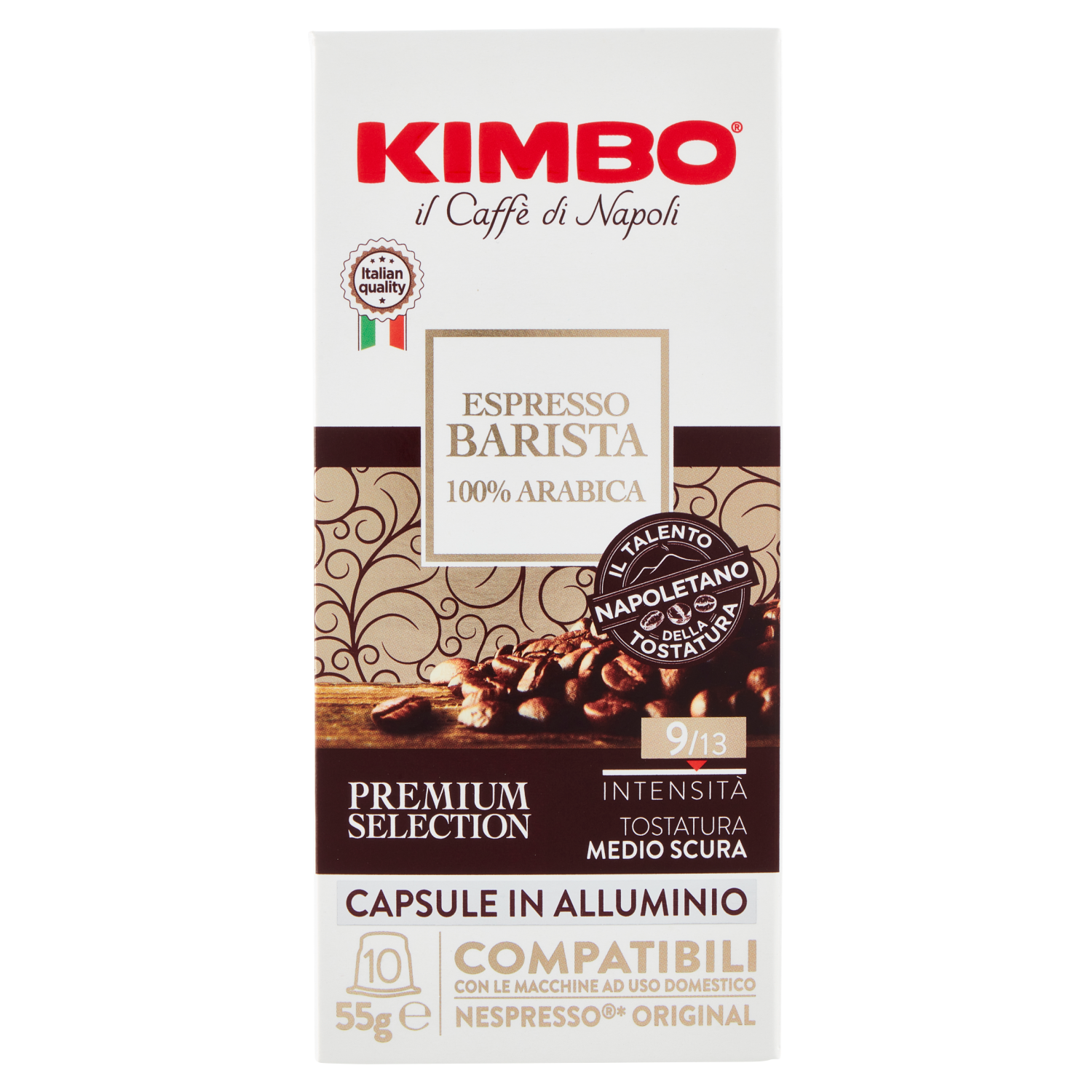 Kimbo Espresso Bar. Cap
