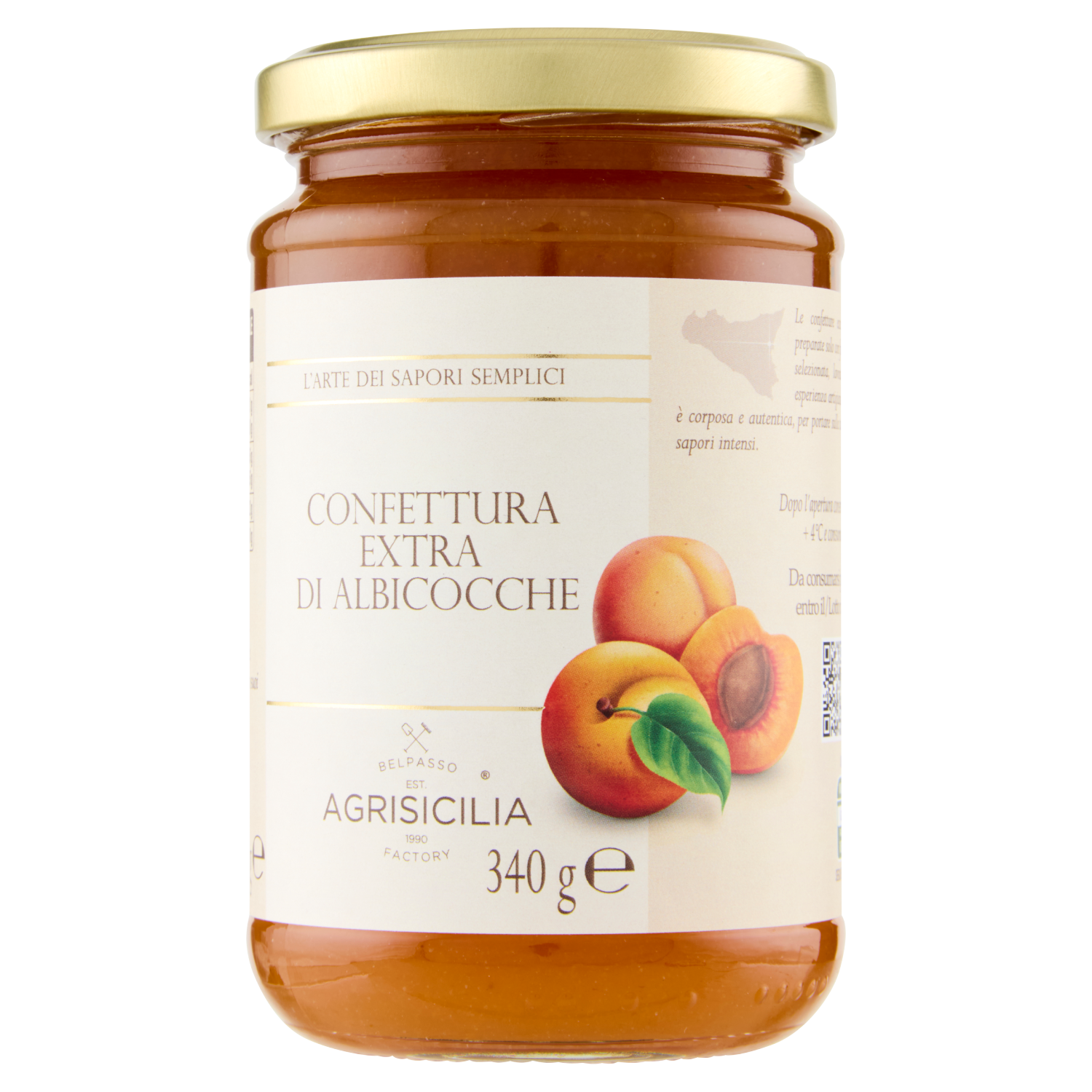 Agrisicilia Confettura Extra Albicocche