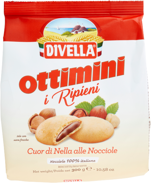 Divella Ottimini Cuore di Nella Ripieni Nocciole