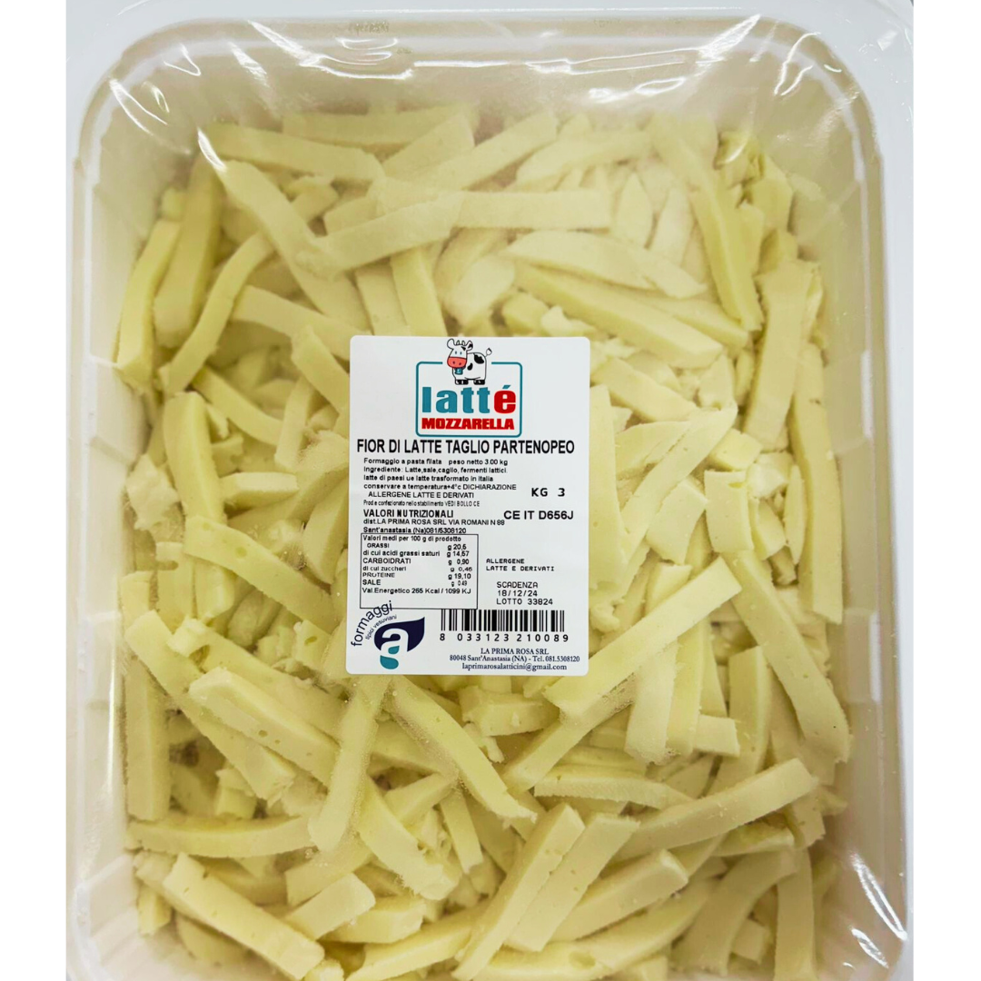 Latte Taglio Napoli Mozzarella Pizza 3kg